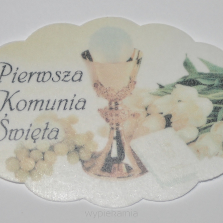 KOMUNIJA DEKORACJA OPŁATKOWA - I KOMUNIA ŚWIĘTA- średnia
