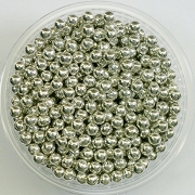 PEREŁKI CUKIERNICZE SREBRNE 0,3 cm  18  gram
