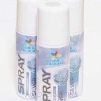 FC-BARWNIK SPOŻYWCZY W SPRAYU- SREBRNY 50ml