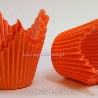 PAPILOTKI KORONA POMARAŃCZOWE 200 SZT.