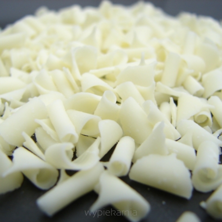 WIÓRKI CZEKOLADOWE BIAŁE 50gram