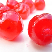 WIŚNIE KANDYZOWANE CZERWONE  10sztuk