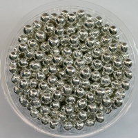 PEREŁKI CUKIERNICZE SREBRNE 0,5 cm 18  gram