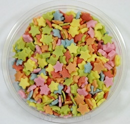 POSYPKA CUKROWA - KOLOROWE GWIAZDKI - 13 GRAM
