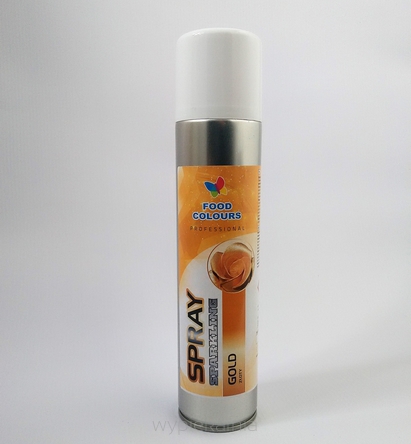 FC-BARWNIK SPOŻYWCZY W SPRAYU- ZŁOTY 50ml