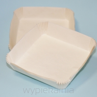 PAPILOTKI KWADRATOWE 95mm BIAŁE 100 sztuk