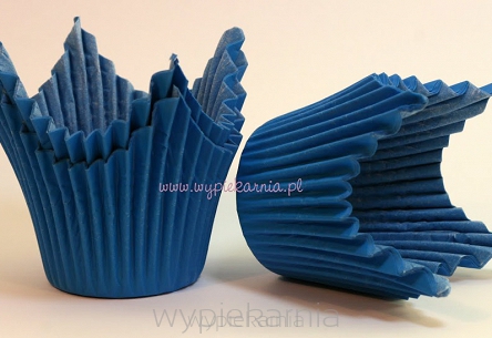 PAPILOTKI KORONA NIEBIESKIE 200 SZT.