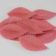 DEKORACJA OPŁATKOWA-LIŚCIE CZEREŚNI CZERWONE 10szt