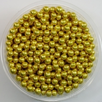 PEREŁKI CUKIERNICZE ZŁOTE 0,3 cm  18  gram