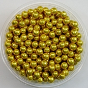 PEREŁKI CUKIERNICZE ZŁOTE  0,5 cm  18 gram