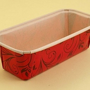 FORMA PAPIEROWA KEKSOWA - CZERWONA