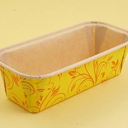 FORMA PAPIEROWA KEKSOWA - ŻÓŁTA