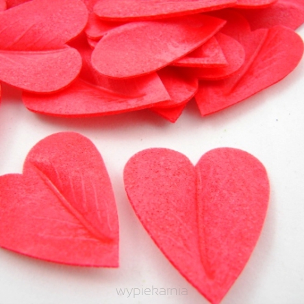 DEKORACJA OPŁATKOWA -SERCA CZERWONE 10sztuk