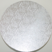 PODKŁAD GRUBY śr. 25,5cm SREBRNY