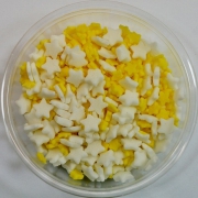 POSYPKA CUKROWA - BIAŁO-ŻÓŁTE GWIAZDKI - 13 gram