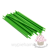 PATYCZKI DO LIZAKÓW 15CM - ZIELONE - 30 SZTUK