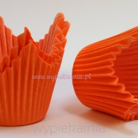 PAPILOTKI KORONA POMARAŃCZOWE 36 SZTUK