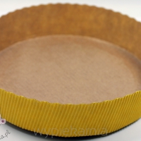 FORMA PAPIEROWA DO TARTY 15,5CM ŻÓŁTA