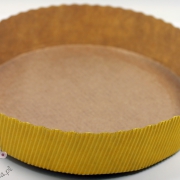 FORMA PAPIEROWA DO TARTY 15,5CM ŻÓŁTA