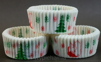 PAPILOTKI ŚWIĄTECZNE - 50 mm - 100 sztuk